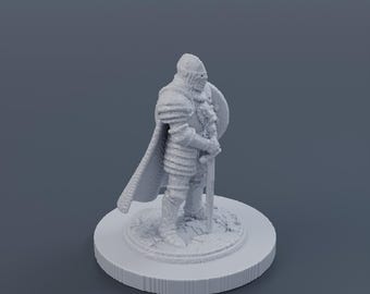 Lion Knight Miniature STL