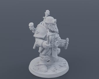 Tinker Dwarf Miniature STL
