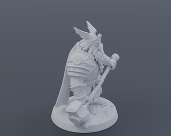 Dwarf King Miniature STL