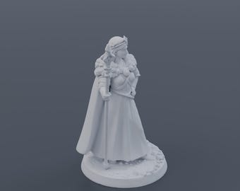 Warrior Queen Miniature STL