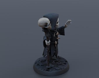 Necromancer Acolyte Miniature STL