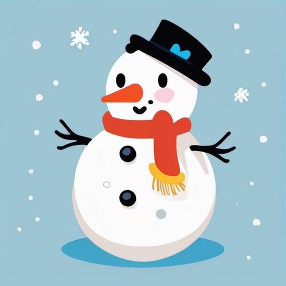 Kawaii Christmas SVG Bundle - 5 Cute Cut Files for Cricut, Laser Cutting and Silhouette