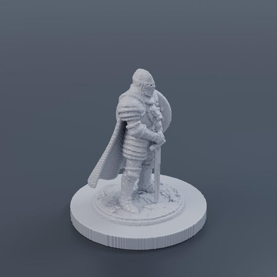 Lion Knight Miniature STL