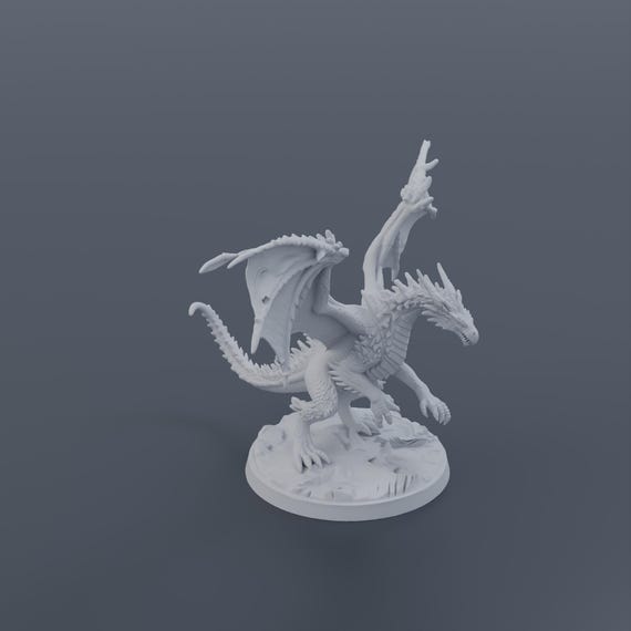 Frost Dragon Miniature STL