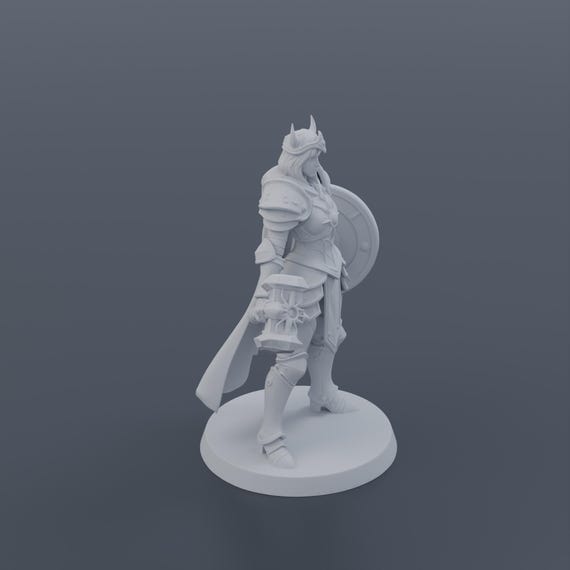 Sun Paladin Miniature STL