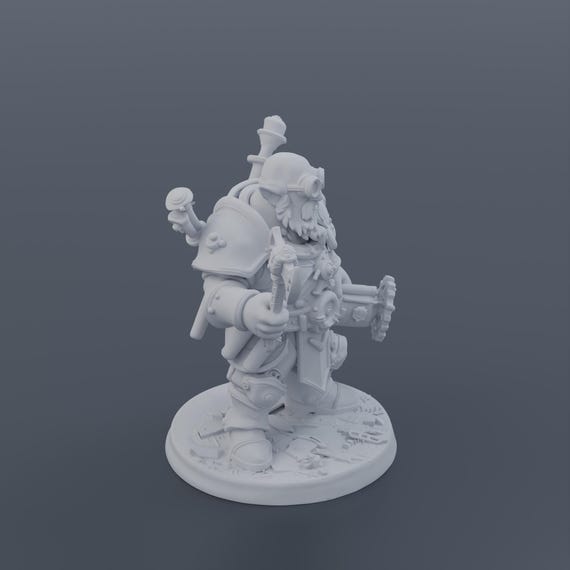 Tinker Dwarf Miniature STL