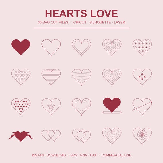 Heart SVG Bundle