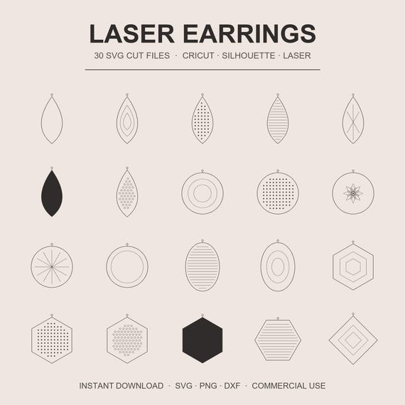 Earring SVG Bundle