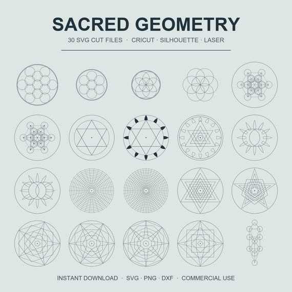 Sacred Geometry SVG Bundle