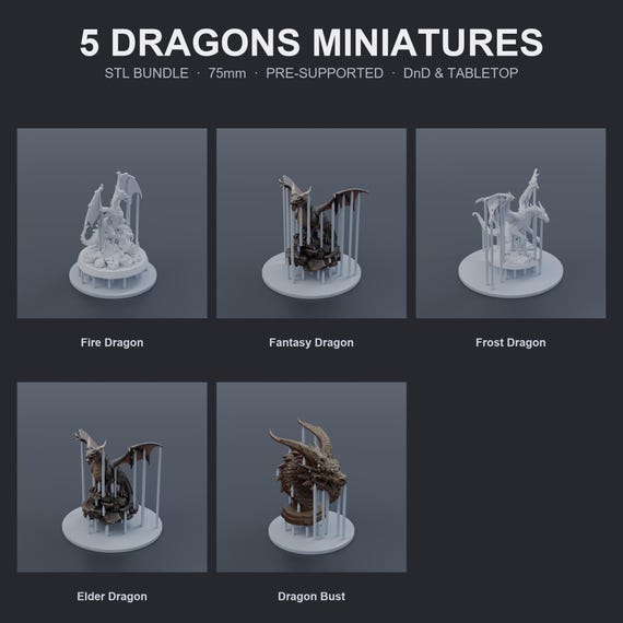 Dragon Miniatures STL Bundle