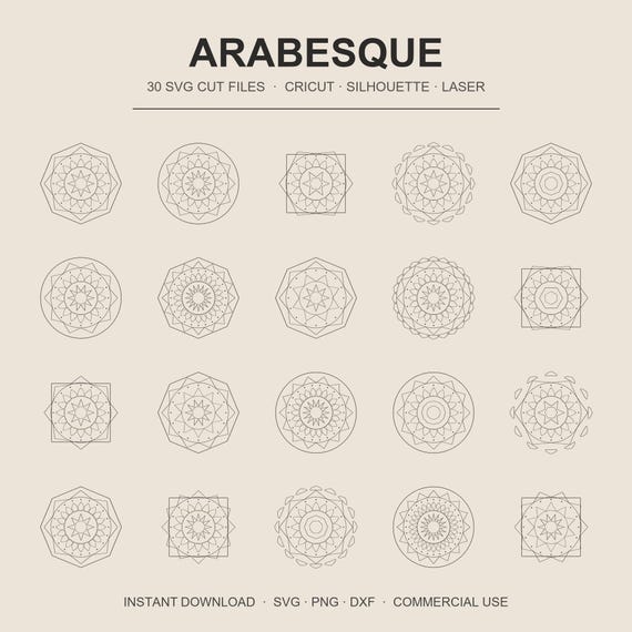 Arabesque SVG Bundle