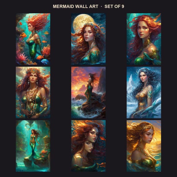 Mermaid Wall Art