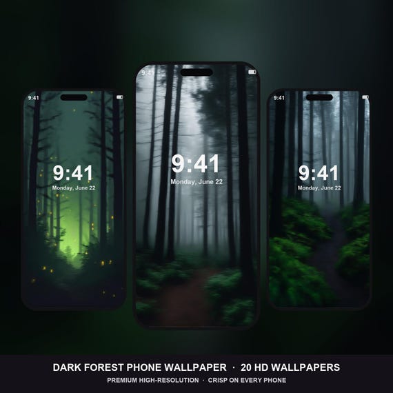 Dark Forest Phone Wallpaper