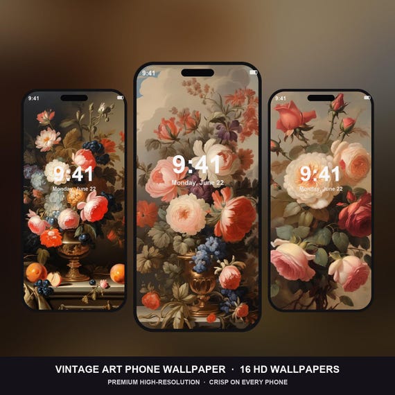 Vintage Art Phone Wallpaper