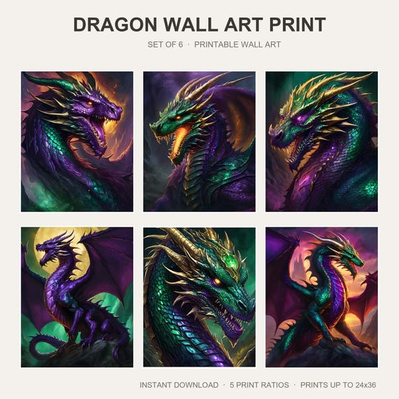 Dragon Wall Art Print