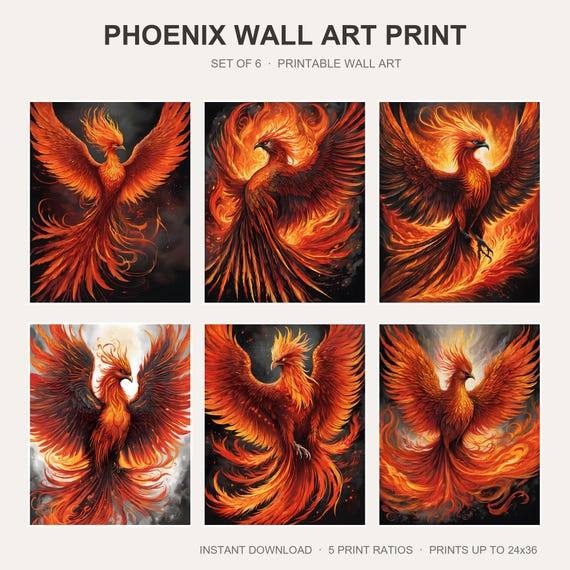Phoenix Wall Art Print