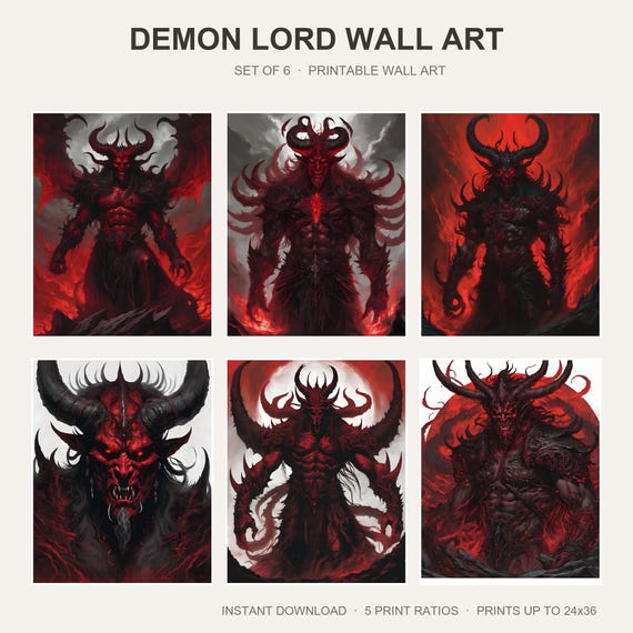 Demon Lord Wall Art