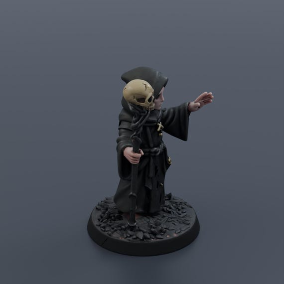 Undead Cultist Miniature STL