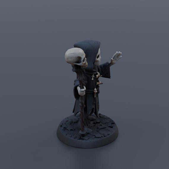 Necromancer Acolyte Miniature STL