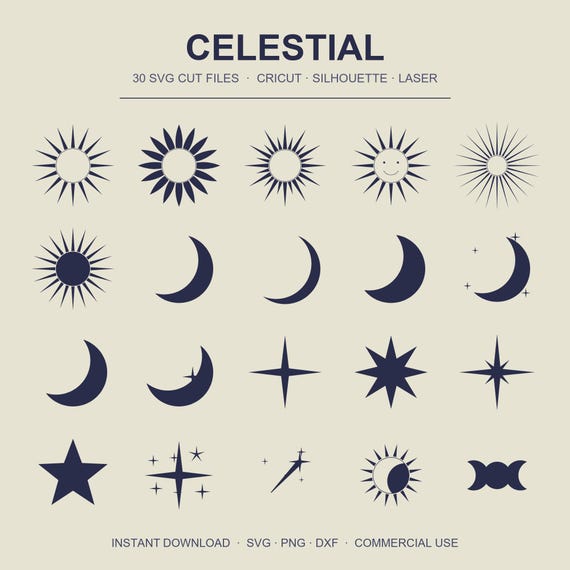 Celestial SVG Bundle