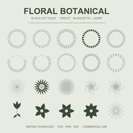 Floral SVG Bundle