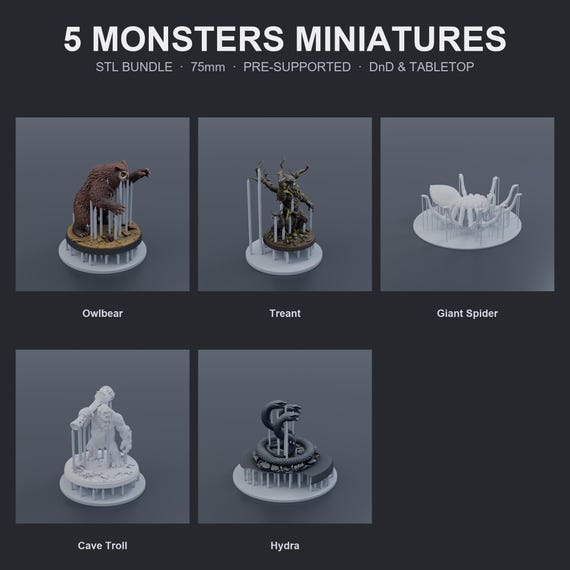 Monster Miniatures STL Bundle