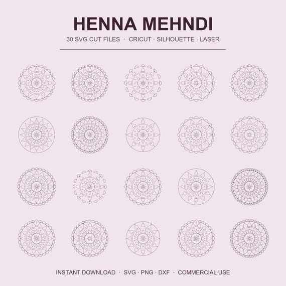 Henna SVG Bundle