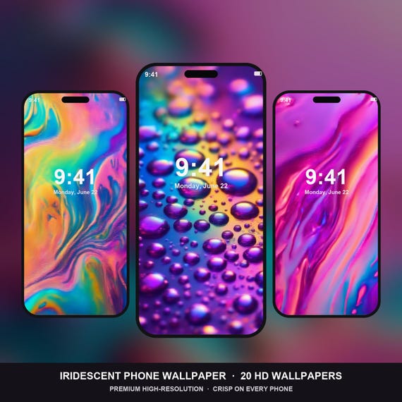 Iridescent Phone Wallpaper