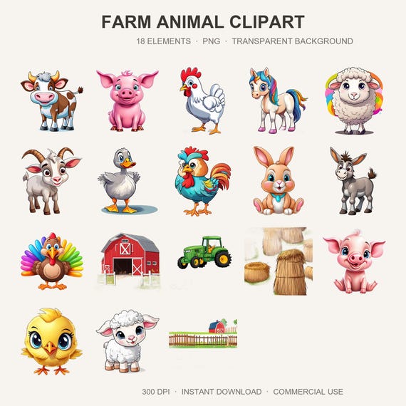 Farm Animal Clipart