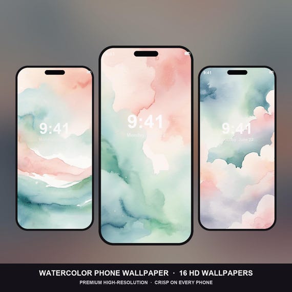Watercolor Phone Wallpaper