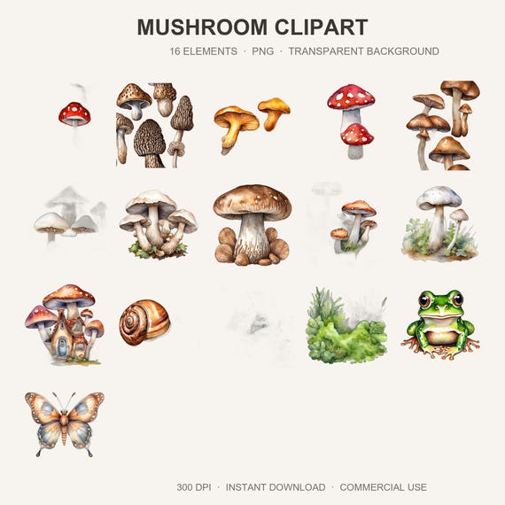 Mushroom Clipart