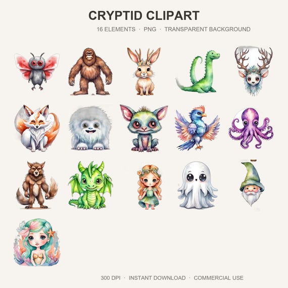 Cryptid Clipart