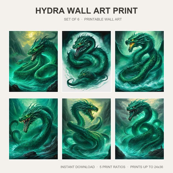 Hydra Wall Art Print