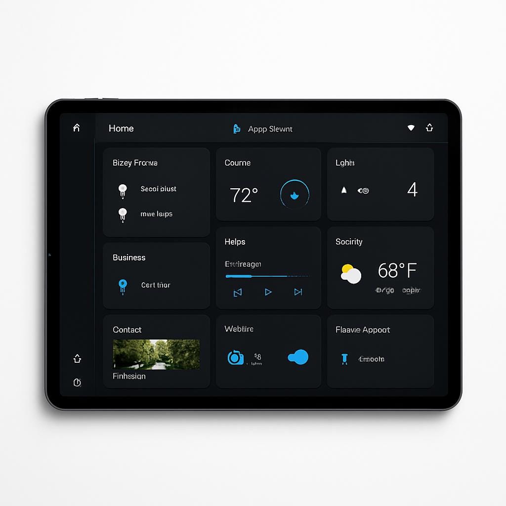 Home Assistant Dashboard Template, Minimalist Lovelace YAML, 4 Views No HACS Needed, Digital Download