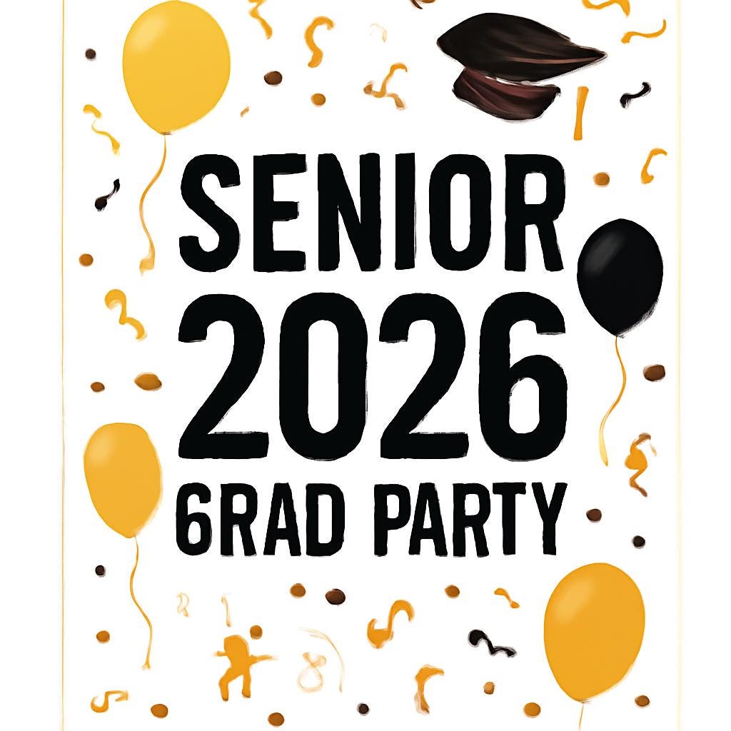 Class of 2026 Graduation Wall Art | Senior 2026 Grad Party Backdrop Balloons Confetti | Pr