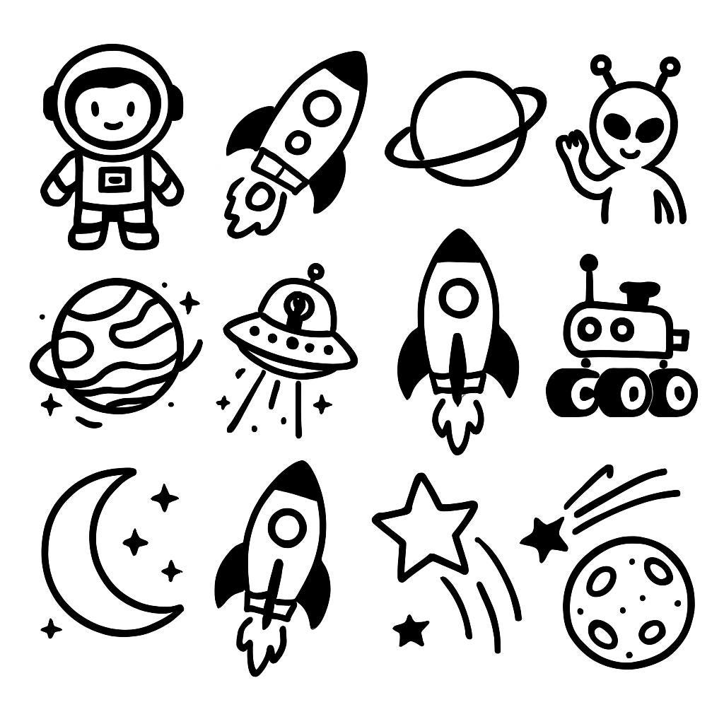 Space Adventure SVG Bundle