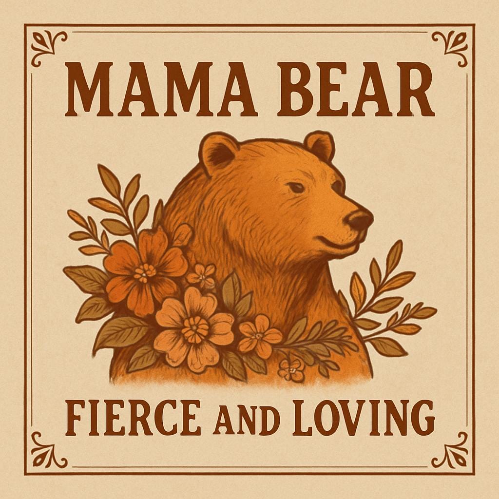 Mama Bear Wall Art