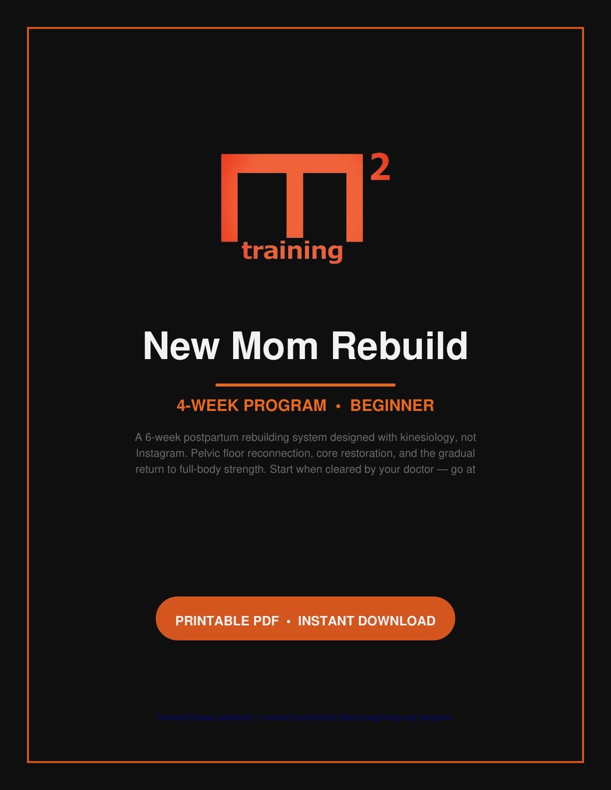 M2 New Mom Rebuild