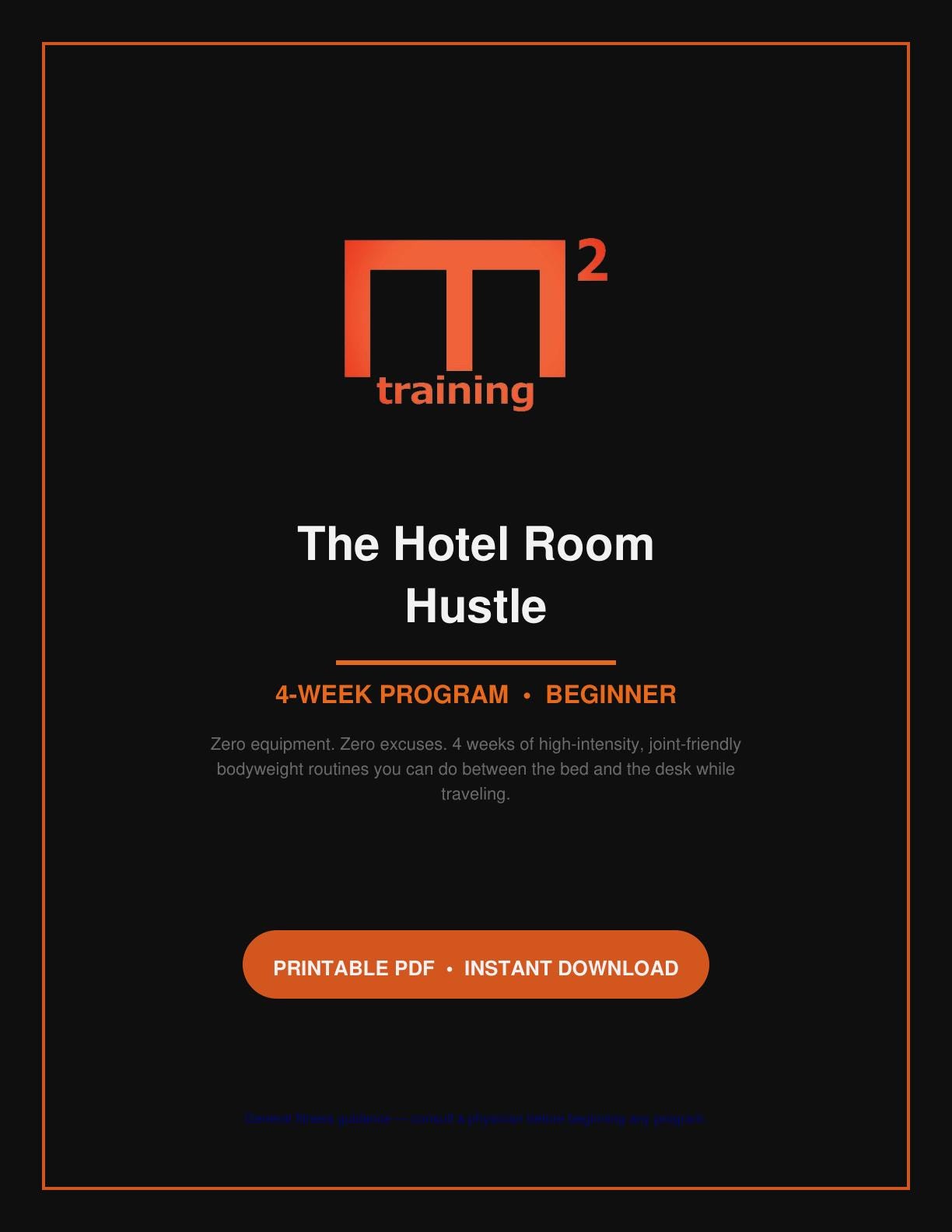 M2 Hotel Room Workout