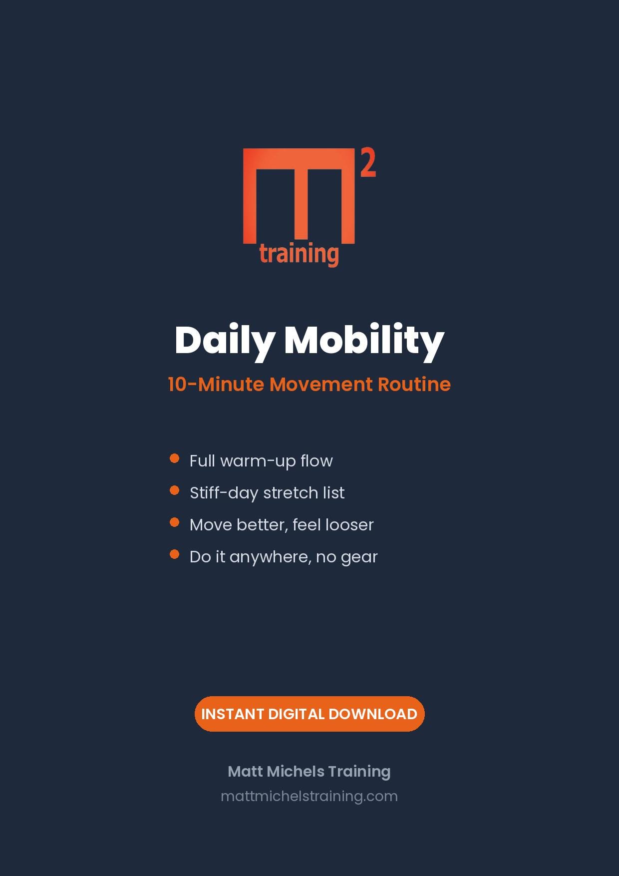 M2 Daily Mobility Routine