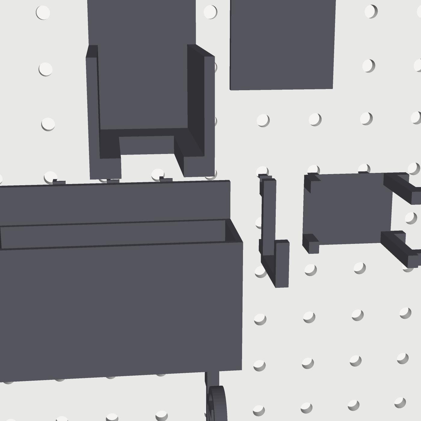 Garden Tool Wall Rack STL Pack, Pegboard 3D Print Files, Garage and Shed Organization, Instant Download