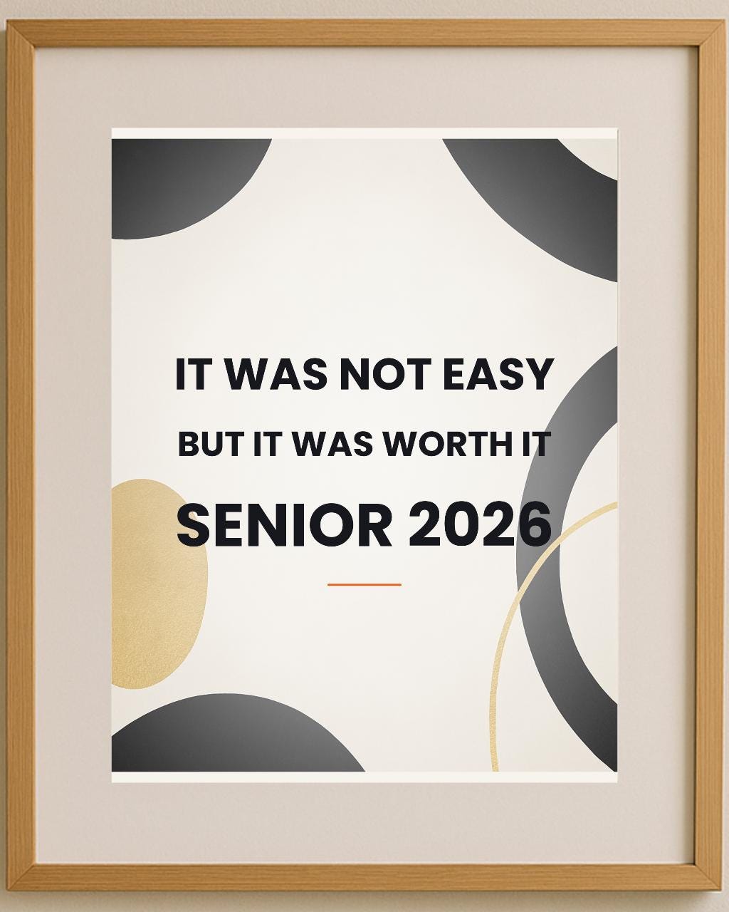 Class of 2026 Graduation Wall Art