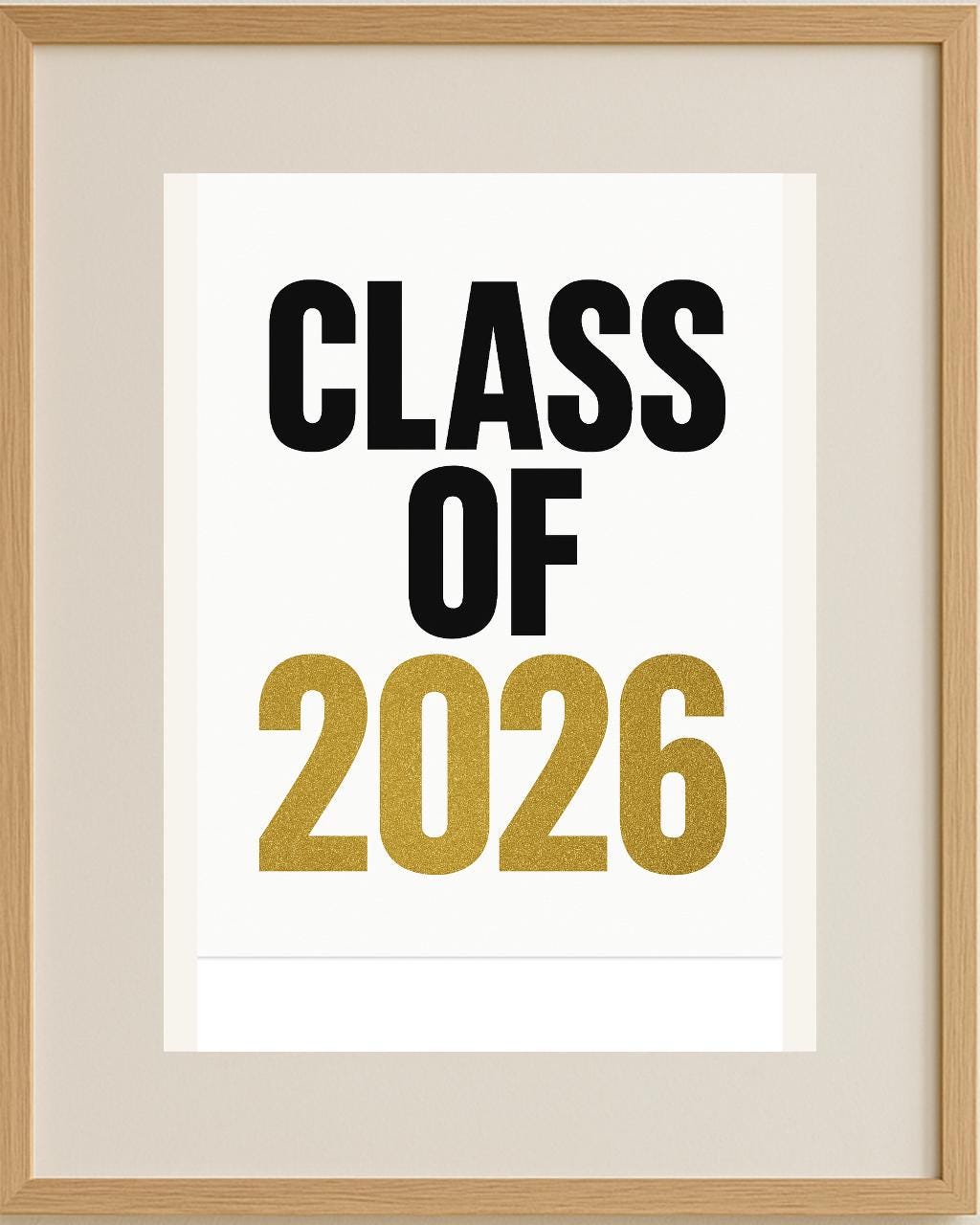 Class of 2026 Graduation Wall Art