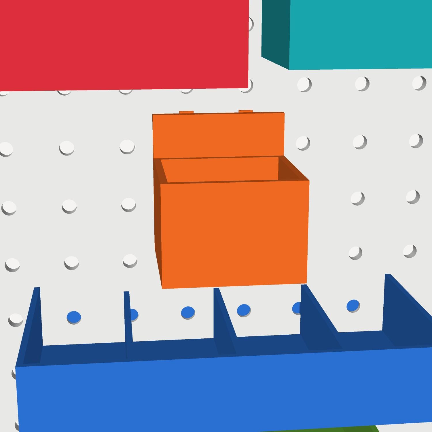 Fastener and Hardware Bin Wall STL Pack, Pegboard 3D Print Files, Screw and Bolt Organizer, Instant Download