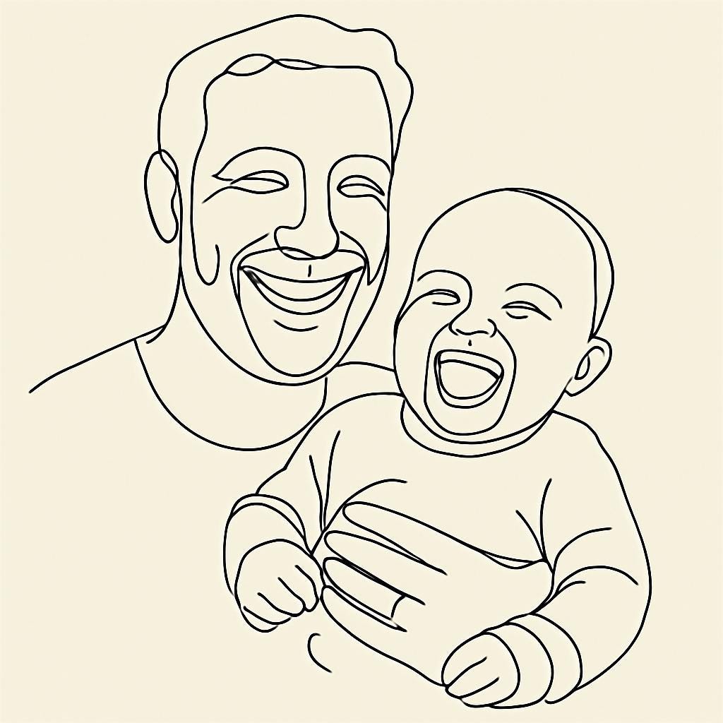 Custom One-Line Drawing Portrait From Photo