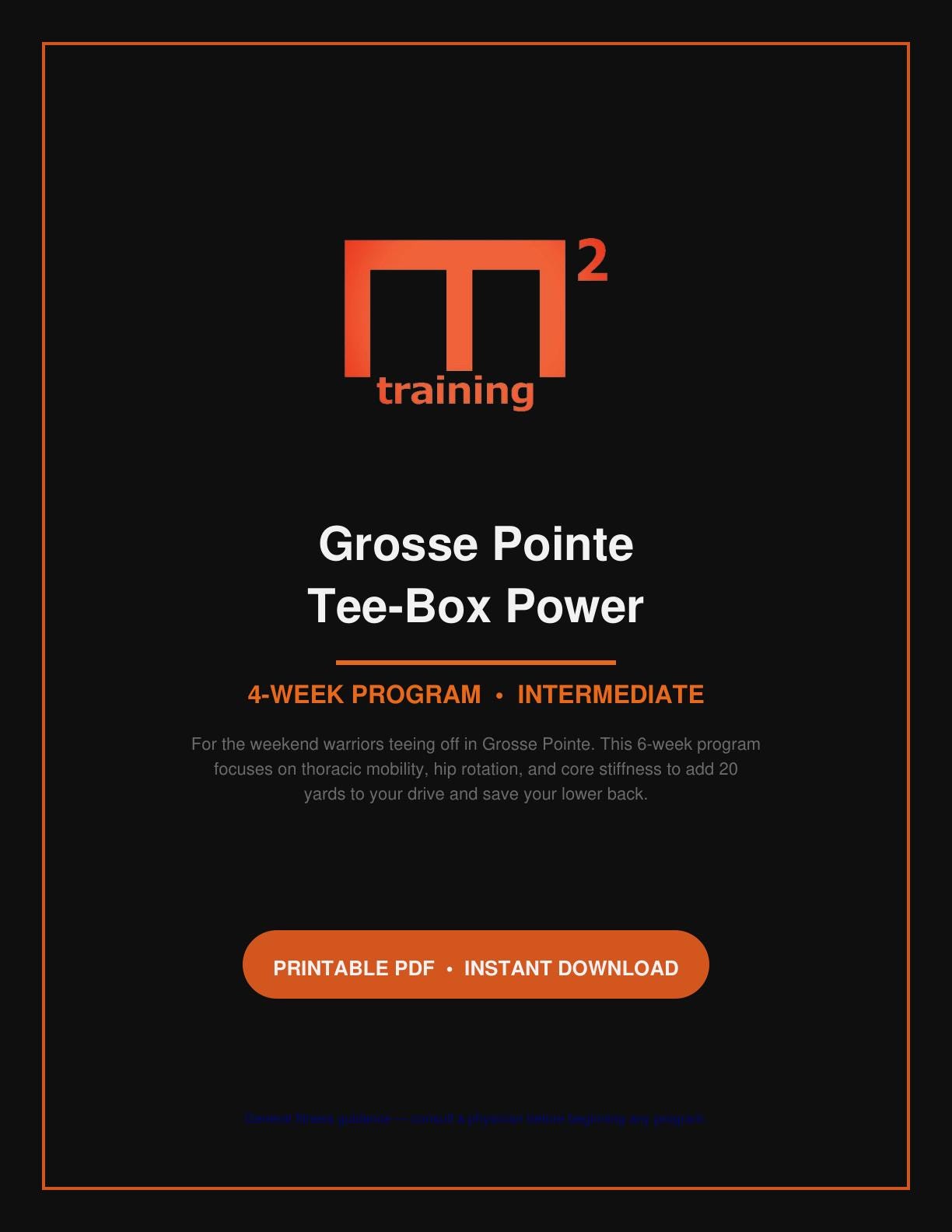 Golf Strength & Mobility Program