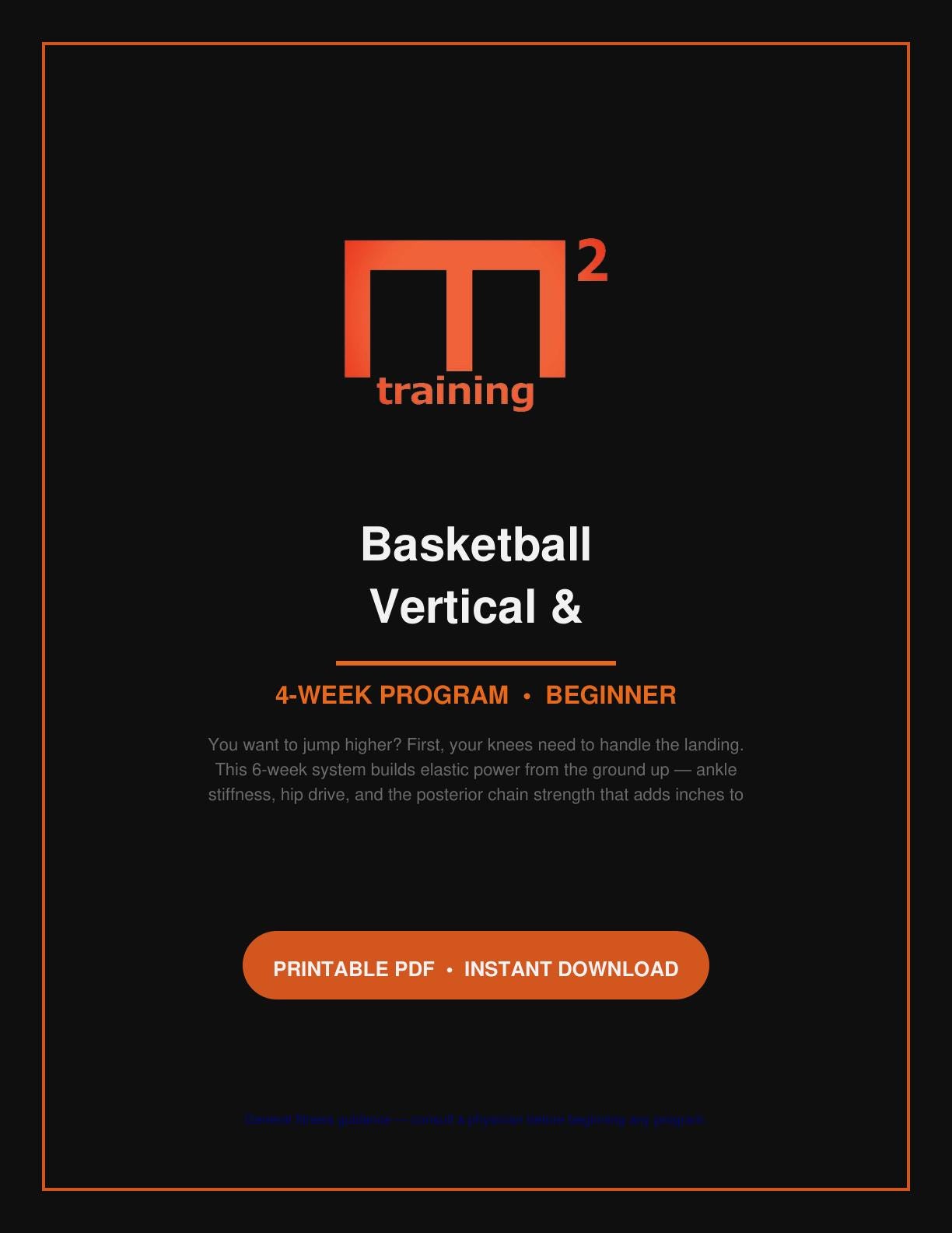 M2 Vertical Jump Program