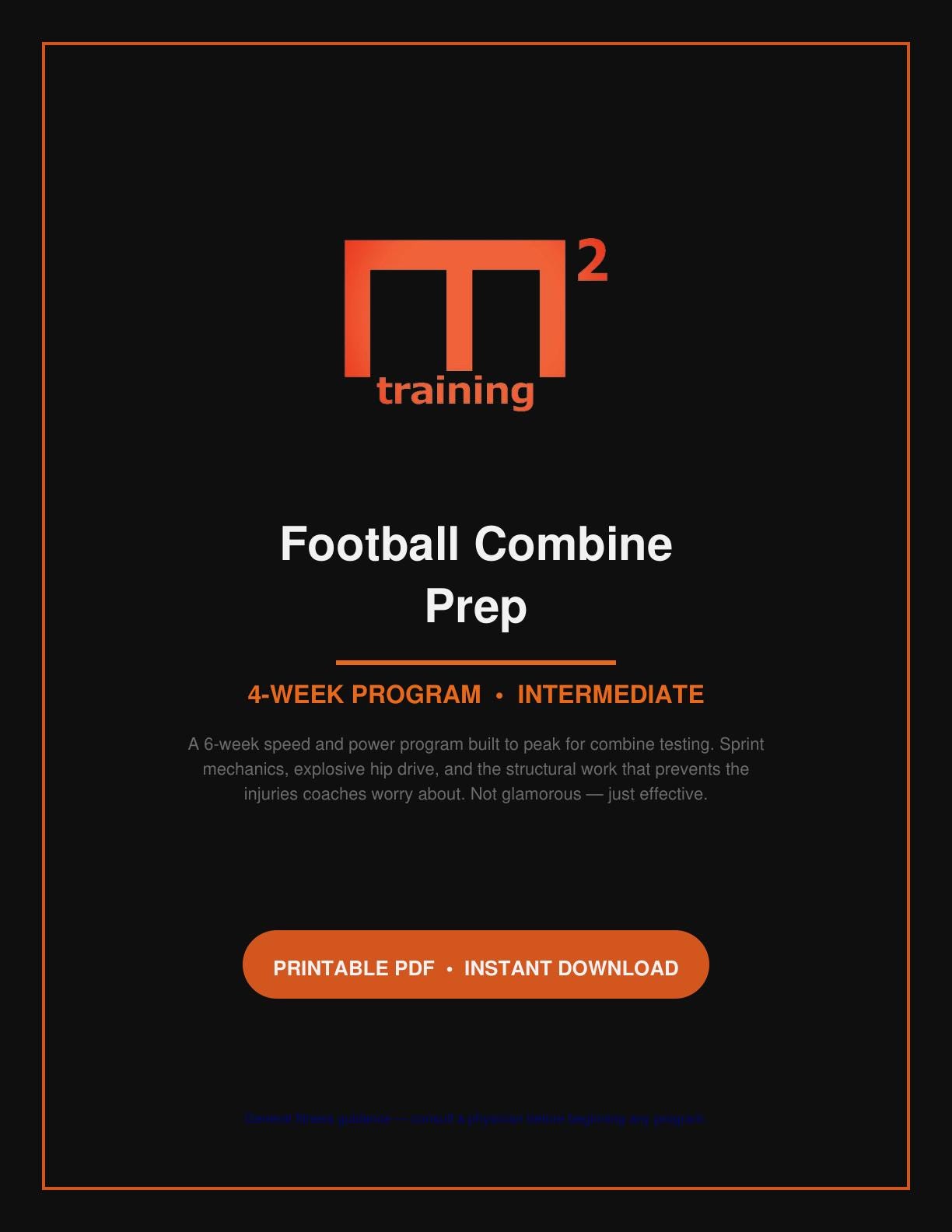 M2 Speed & Agility Program