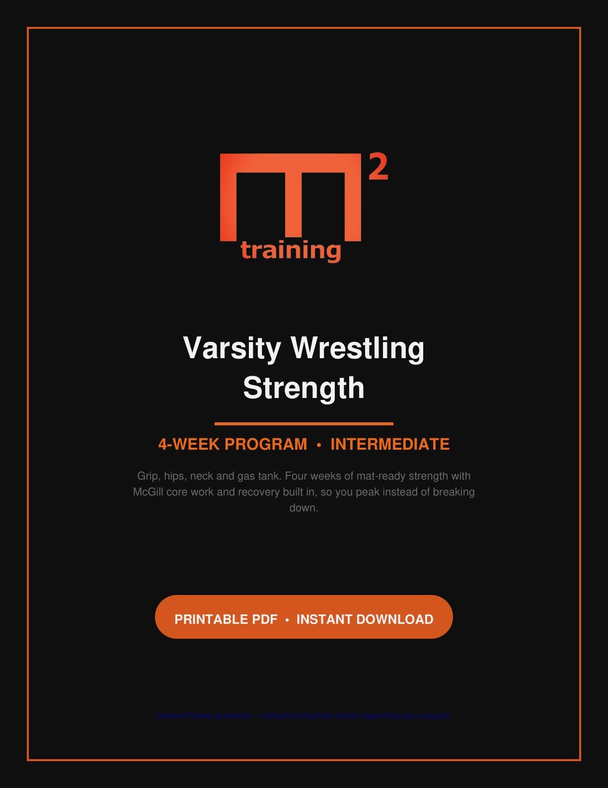 M2 Wrestling Strength & Conditioning Program