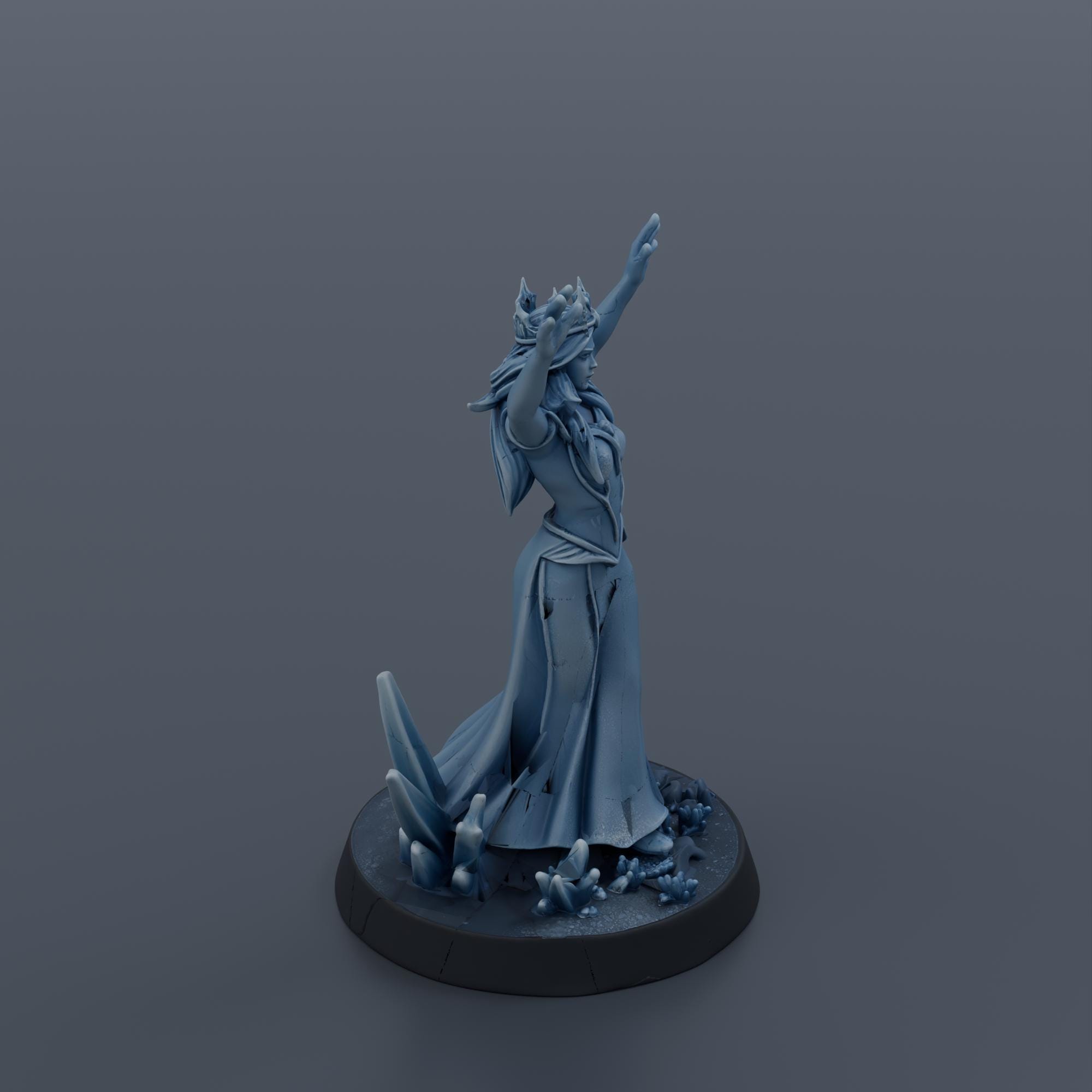 Ice Sorceress Miniature STL